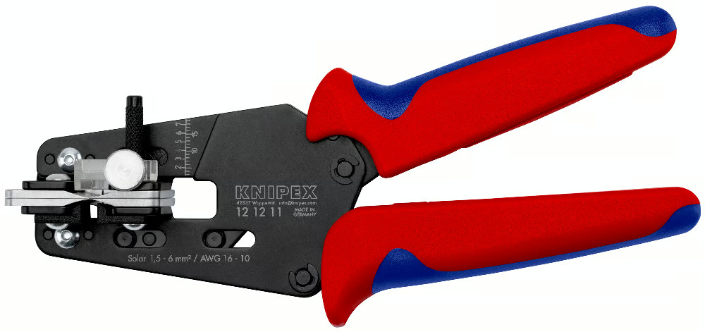 Alicate pelacables 1,5/2,5/4/6 mm² Knipex 12 12 11 